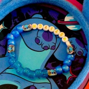 Blue Beaded Kids Bracelet